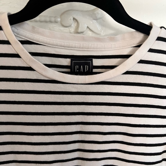 Gap Black and White Striped Bodysuit - Picture 2 of 4